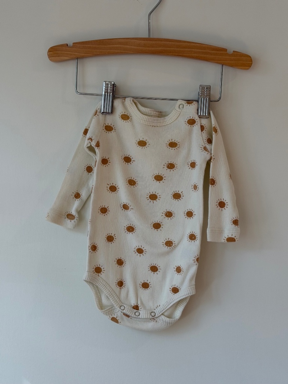 Rylee + Cru Ribbed Sun LS Bodysuit